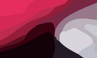 Kopya alanı olan estetik dağ soyut arkaplanı. Poster ve afişe uygun