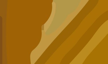 Kopya alanı olan estetik sarı soyut arkaplan. Poster ve afişe uygun