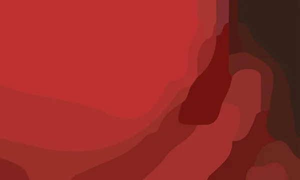 Esthetische Rode Abstracte Achtergrond Met Kopieerruimte Geschikt Voor Poster Banner — Stockvector