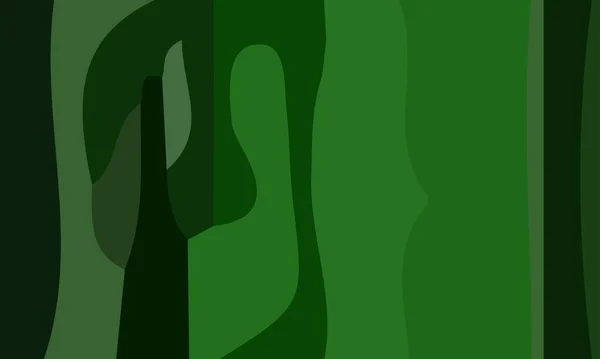 Естетичний Зелений Абстрактний Фон Простором Копіювання Підходить Плакату Банера — стоковий вектор