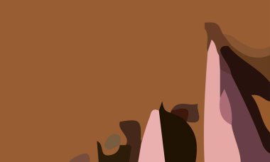 Fotokopi alanı olan estetik kahverengi soyut arkaplan. Poster ve afişe uygun