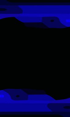 Kopya alanı olan estetik mavi soyut arkaplan. Poster ve afişe uygun