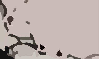 Fotokopi alanı olan estetik kahverengi soyut arkaplan. Poster ve afişe uygun