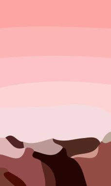 Fotokopi alanı olan estetik pembe soyut arkaplan. Poster ve afişe uygun