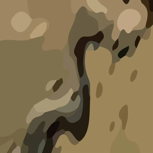 Şekiller ve kahverengi renklerin kombinasyonuyla estetik sanat. Arkaplan ve poster için uygun