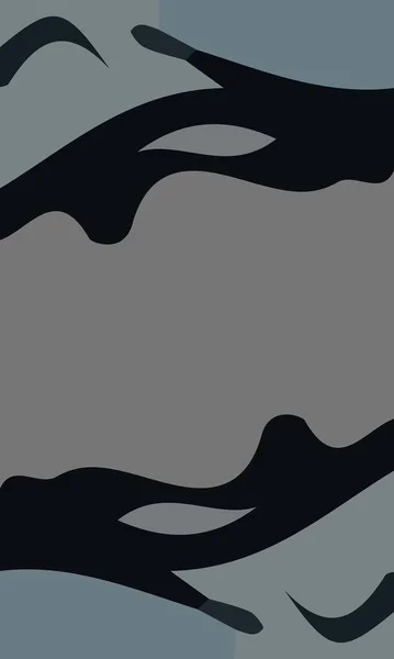 Şekiller ve yeşil renklerin kombinasyonuyla estetik sanat. Arkaplan ve poster için uygun