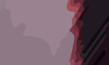 Kopya alanı olan estetik kırmızı soyut arkaplan. Poster ve afişe uygun