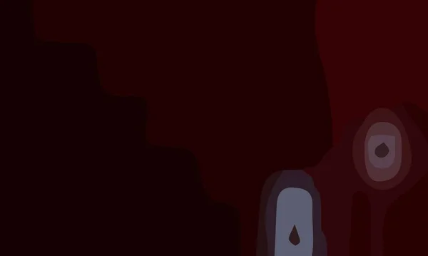 Şekiller ve kırmızı renklerin kombinasyonuyla estetik sanat. Arkaplan ve poster için uygun