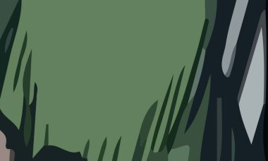 Metin alanı olan soyut yeşil arkaplan. Poster ve afişe uygun