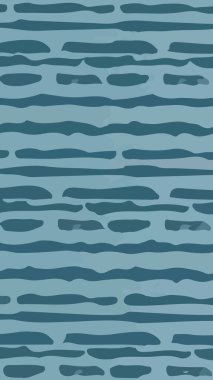 Şekiller ve mavi renklerin eşsiz kombinasyonuna sahip estetik soyut kompozisyon