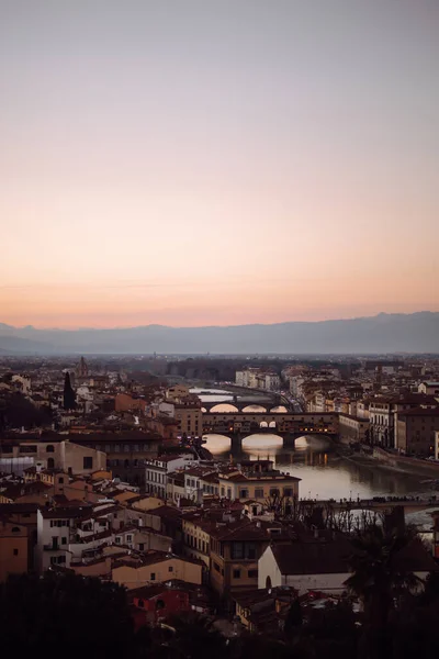 Úžasný Výhled Krásné Město Florencie Krajina Cestování Dovolená — Stock fotografie