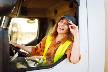 Kamyon şoförü kadın, Avrupa 'da kadın kamyoncu işgali. Halk ve endüstriyel ulaşım kavramı.