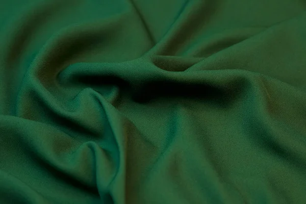 Zielone Tło Tkaniny Skupienie Selektywne — Zdjęcie stockowe