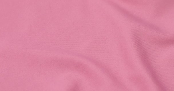 Pink Fabric Background Pink Cloth Waves Background Texture Pink Fabric — Stock videók