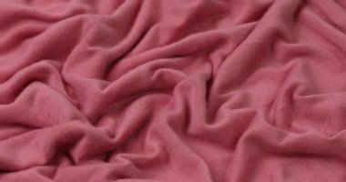Pembe kumaş arka plan. Pembe bez dalga arkaplan dokusu.