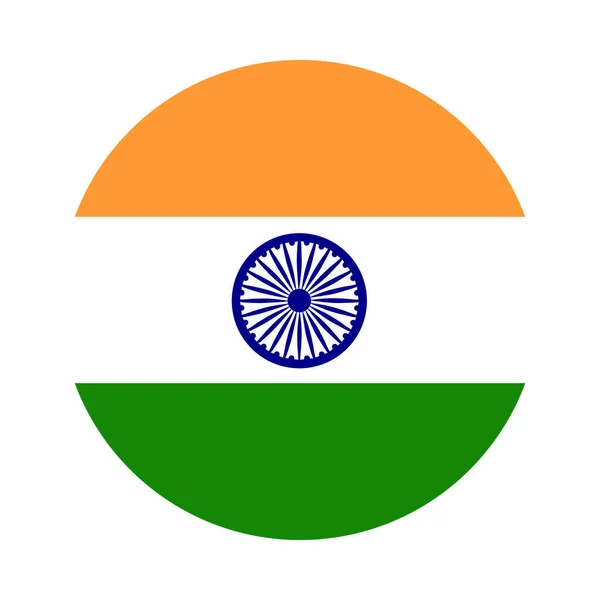 Día Independencia India Bandera Nacional India Tricolor Agosto Celebración Vector — Archivo Imágenes Vectoriales
