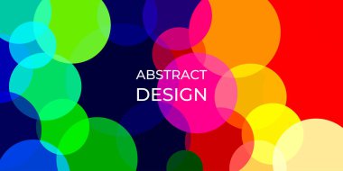 Parlak gökkuşağı soyut arkaplan, afiş