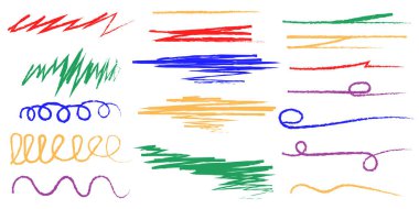 Not alma, altını çizme ve El stili metinde altını çizmek için elementler. 