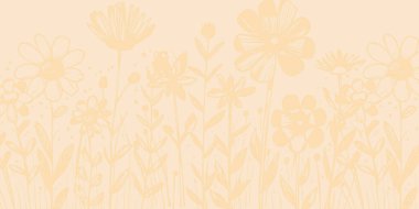 Kartpostal, Bayrak, Çiçekli Poster ve Doodle Biçimi Metni İçin Yer