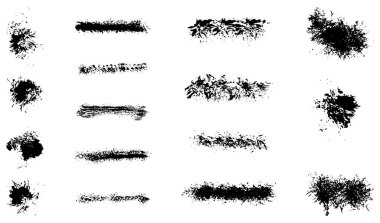 Not alma, renklendirme ve altı çizilmiş El tarzı metin için fırça Ögeleri. 