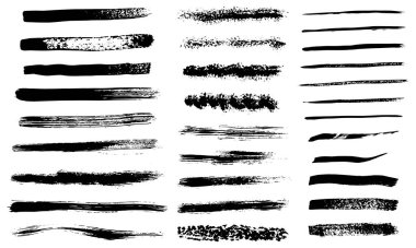 Not alma, renklendirme ve altı çizilmiş El tarzı metin için fırça Ögeleri. 