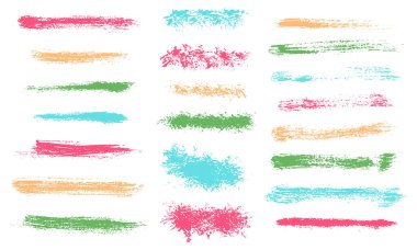 Not alma, renklendirme ve altı çizilmiş El tarzı metin için fırça Ögeleri. 