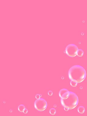 pembe dikey arkaplan, sabun köpüklü pankart