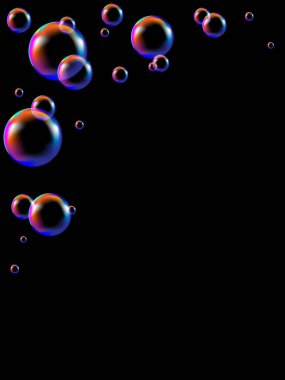 siyah dikey arkaplan, sabun köpüklü pankart