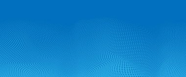 Abstract digital wave of particles. Futuristic point wave. Technology background vector. 