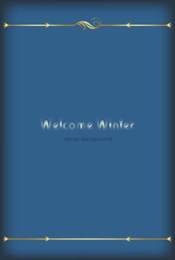 Basit minimalist kış vektör tasarımı çizimi. pankartlar, posterler, sosyal ağlar, promosyon