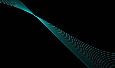 Parlak dalgalı 3 boyutlu tekno soyut arka plan katmanı. Modern Grafik Tasarım Element Satır Biçimi Banner, Flyer, Card veya Broşür Kapağı