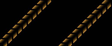 Afişler, hikayeler, ürün reklamları, broşürler, broşürler için arka planı parlak gökkuşağı çizgileri olan siyah 