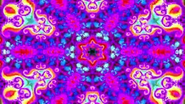 Renkli Soyut Hareket Arkaplanı 4K