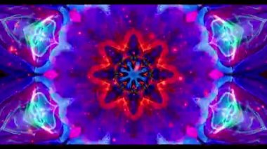 Renkli Soyut Hareket Arkaplanı 4K