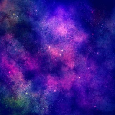 Starry Galaxy Nebula Space Background