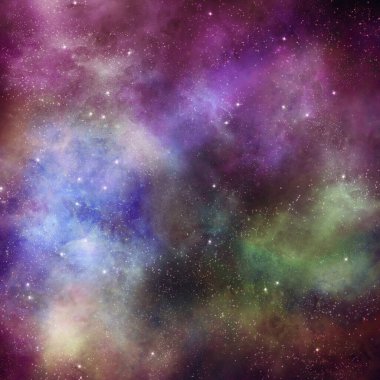 Starry Galaxy Nebula Space Background