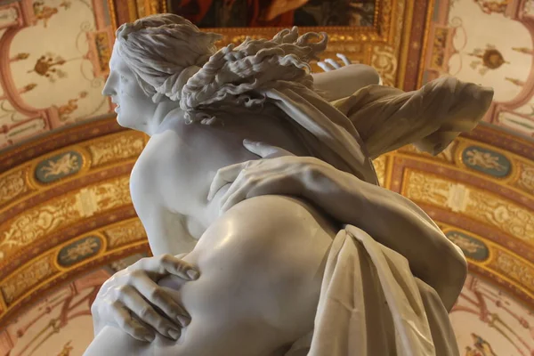 Våldtäkten Proserpina Galleria Borghese Rom — Stockfoto