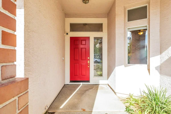 stock image front of residential home