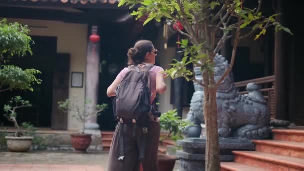Річна Прогулянка Південно Східній Азії Через Храми Історія Розширення Можливостей — стокове відео