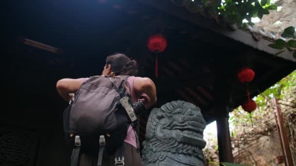 Річна Прогулянка Південно Східній Азії Через Храми Історія Розширення Можливостей — стокове відео