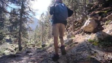 7 yaşındaki bir çocuk yaz boyunca ulusal parkta yürür.