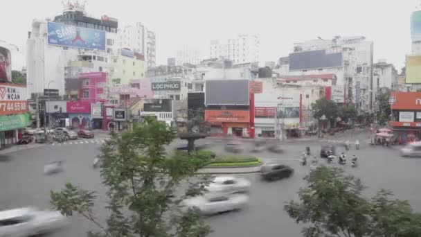 Widok Upływu Czasu Puls Azjatyckiego Miasta — Wideo stockowe