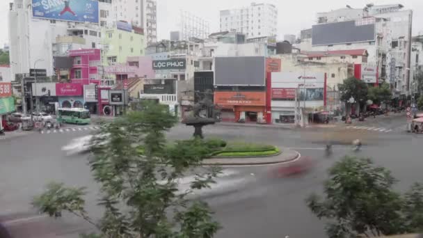 Bir Asya Şehrinin Nabzı Nın Hızlandırılmış Görüntüsü — Stok video