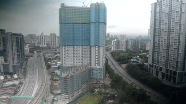 亚洲城市脉动的时差视点 — 图库视频影像