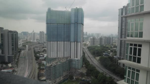Взгляд Времени Пульс Азиатского Города — стоковое видео