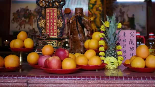 宗教祭ディワリのインド神殿のクローズアップ — ストック動画