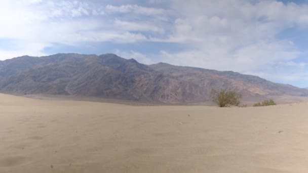 Landskap Död Dal Nationalparken Mojave Med Sanddyner — Stockvideo