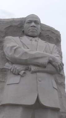 Martin Luther King Anıtı 'nın yakın görüntüsü.