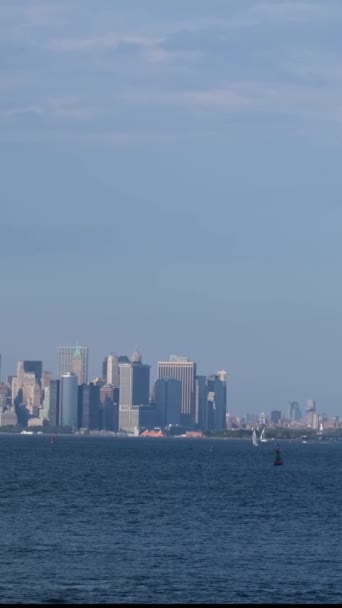 Panoráma Kilátás Városkép New York Város — Stock videók