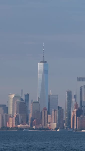 Панорамный Вид Нью Йорк — стоковое видео